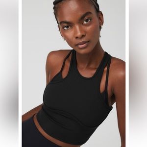 ALO | Ribbed Airlift Enchanted Bra Tank